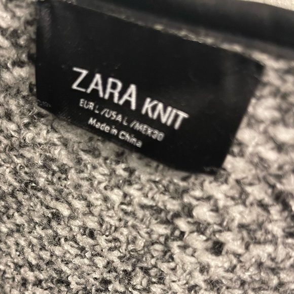 Zara Knit Jacket. Size Large - Picture 5 of 8